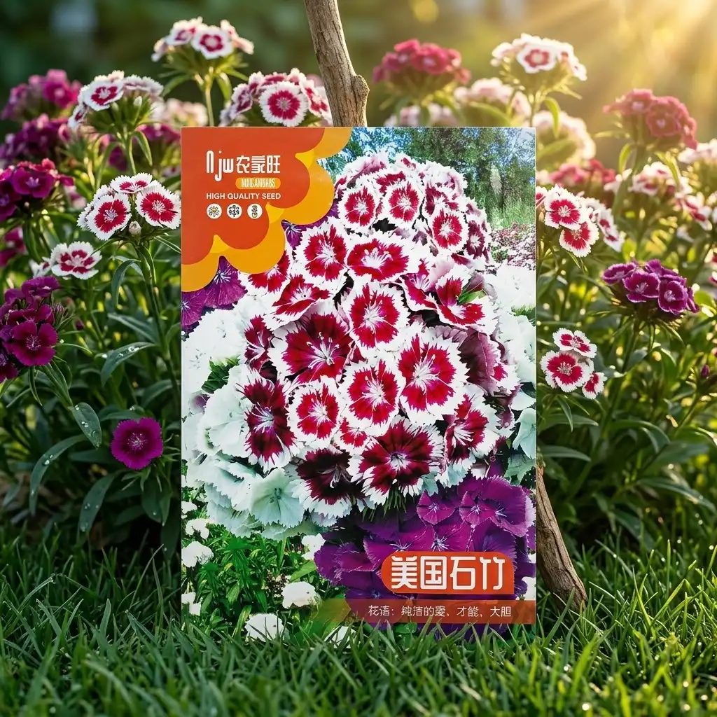 আমেরিকান ডায়ানথাস ফুলের বীজ - American Dianthus Flower Seeds - R World Store
