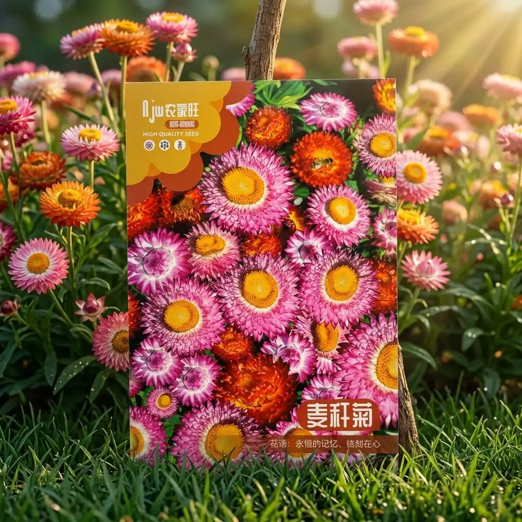 স্ট্রফ্লাওয়ার ফুলের বীজ - Strawflower Seeds - R World Store