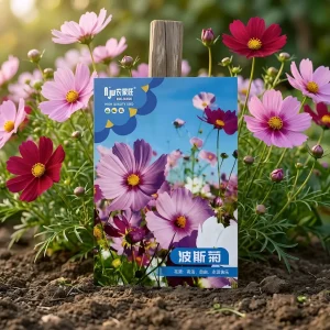 মিক্স কালার কসমস ফুলের বীজ - Mix Color Cosmos Flower Seeds
